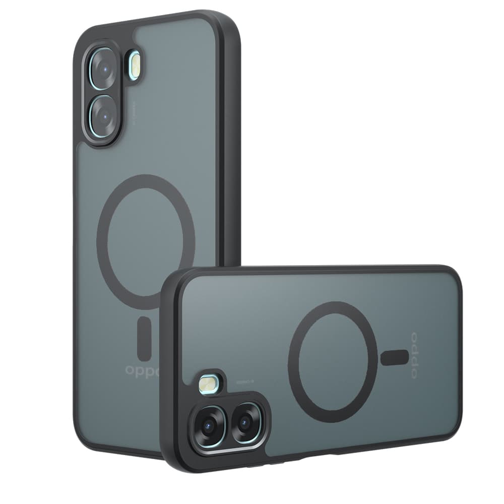 Kryt Techsuit PureFrost MagSafe pro Oppo A6x 4G / A6x 5G / A6k 4G černý