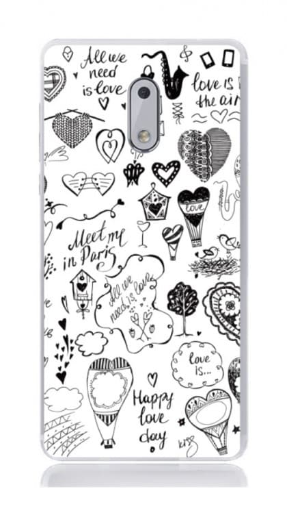 Pouzdro TopQ Nokia 6 silikon Štěstí 21150