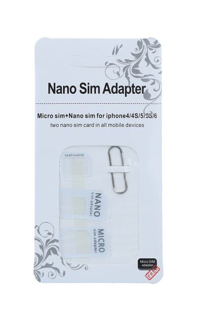 Adaptér SIM karet TopQ bílý 27039