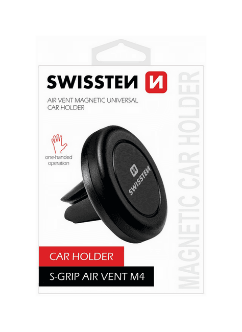 Držák do auta na větrací mřížku Swissten S-Grip M4 černý 28304