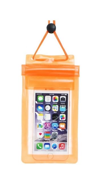 Univerzální vodotěsné pouzdro na mobil ETUI Soft oranžové 29644