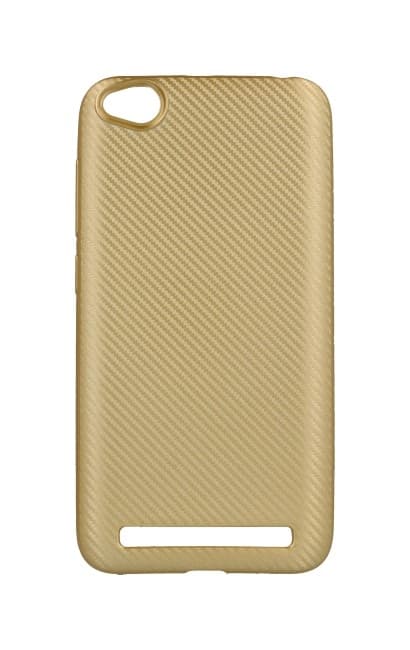 Pouzdro TopQ Carbon Xiaomi Redmi 5A silikon zlatý 29846