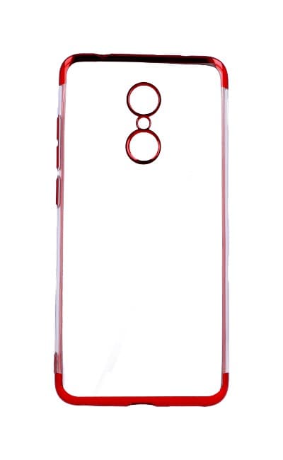 Pouzdro TopQ Xiaomi Redmi 5 silikon Frame červený 29983