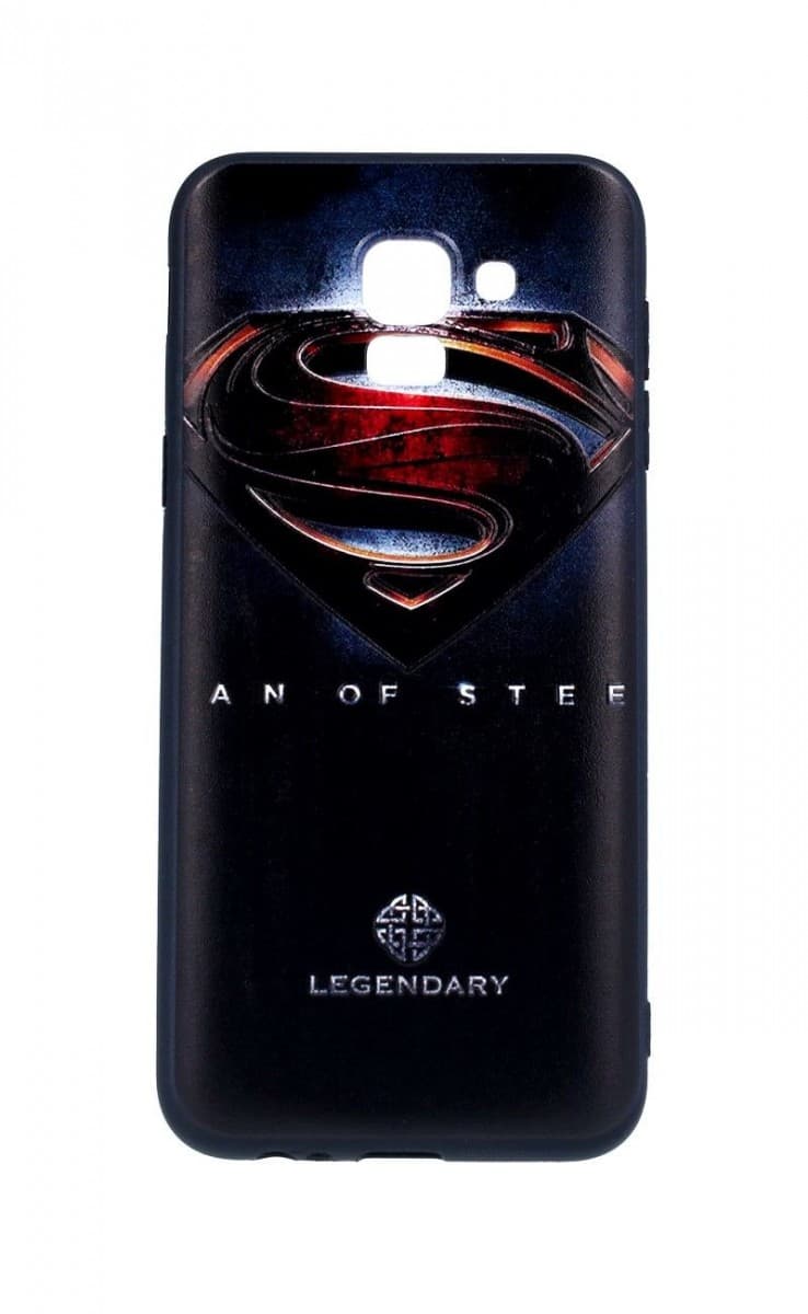Pouzdro TopQ Samsung J6 3D silikon Superman 2 34235