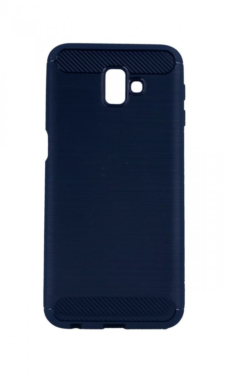 Pouzdro TopQ Samsung J6+ silikon modrý 35068