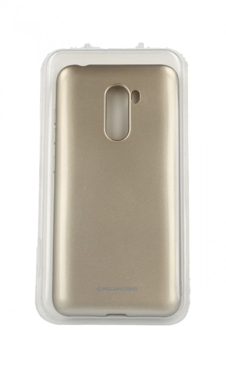 Pouzdro Molan Cano Jelly Xiaomi Pocophone F1 silikon zlatý 35107