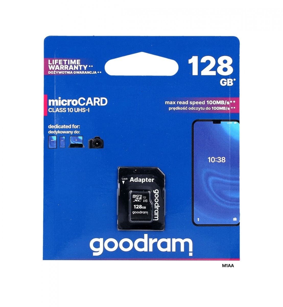 Paměťová karta GOODRAM 128GB Class 10 UHS-I 35237