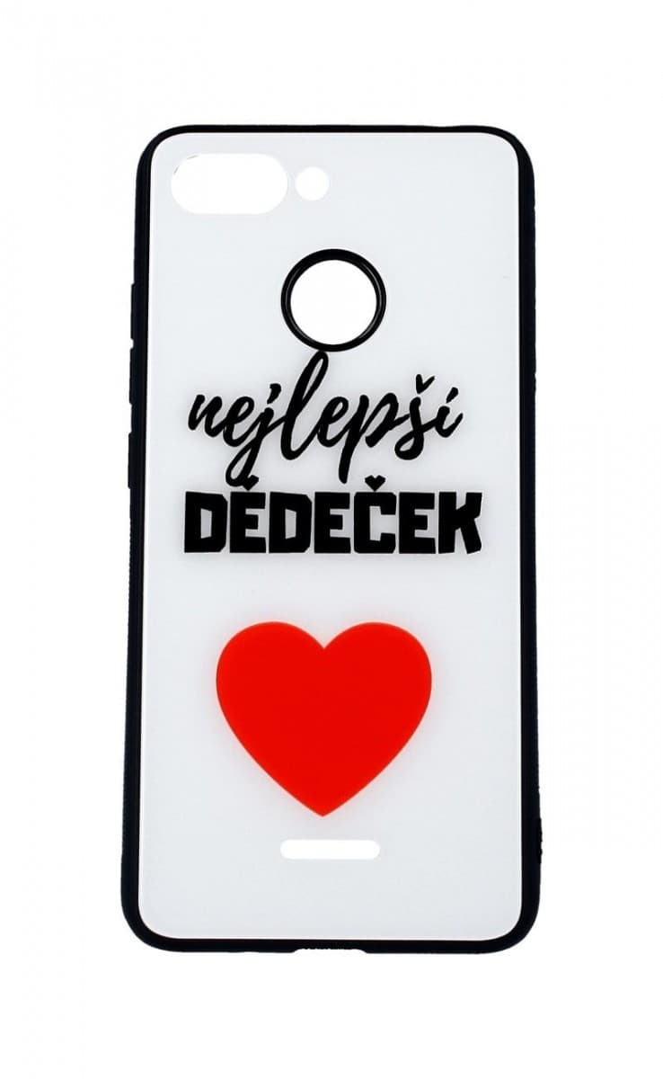 Pouzdro TopQ GLASS Xiaomi Redmi 6 pevné nejlepší dědeček 35449