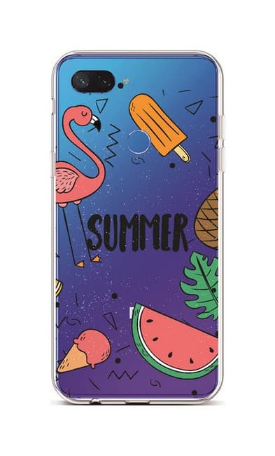 Kryt TopQ Xiaomi Mi 8 Lite silikon Summer 36368