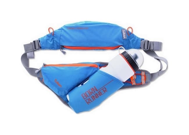 Sportovní pouzdro kolem pasu Tuban UNIVERSAL BOTTLE modré 40088