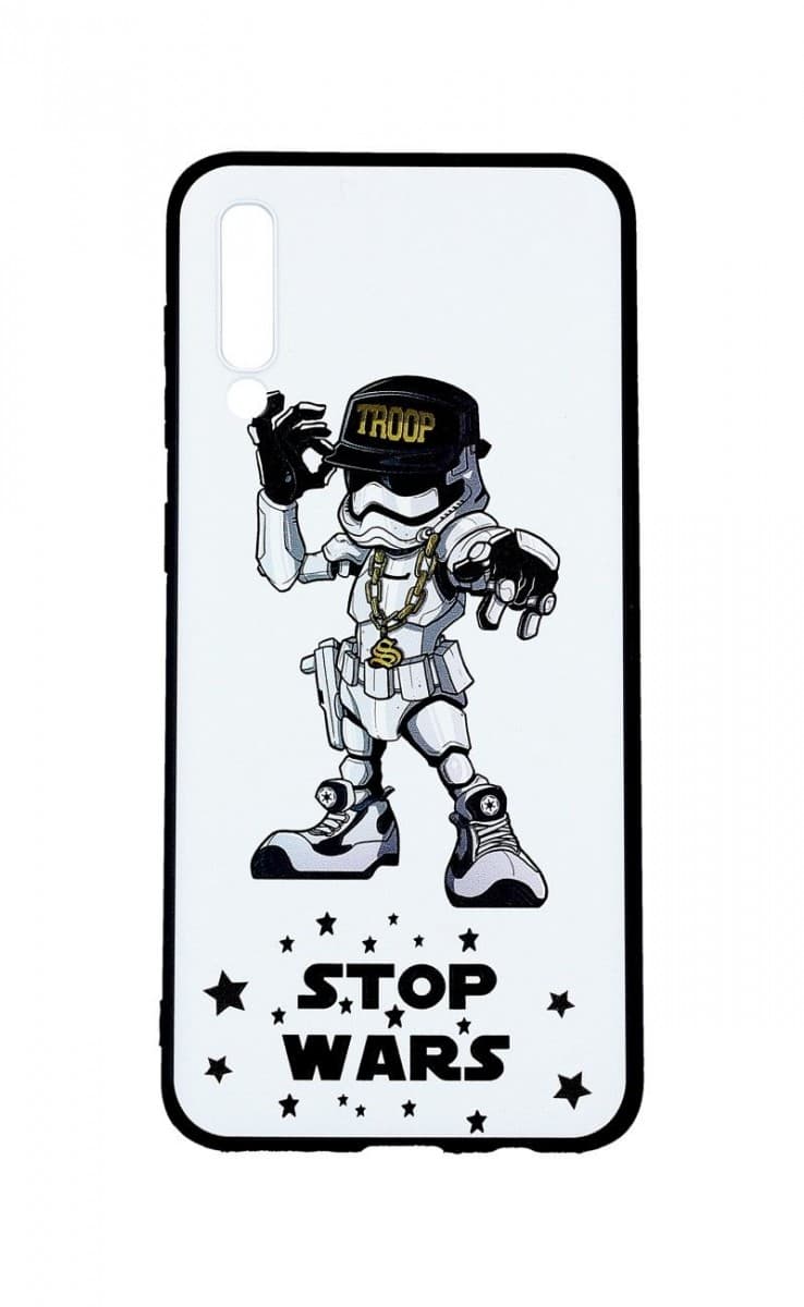 Kryt TopQ Samsung A50 3D silikon Stormtrooper 41165