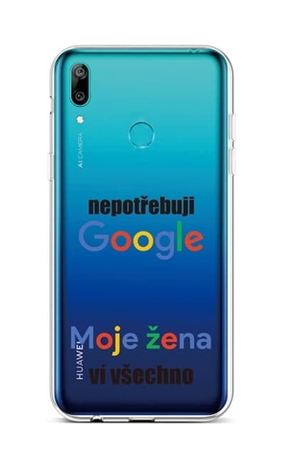 Kryt TopQ Huawei Y6 2019 silikon Google 43069