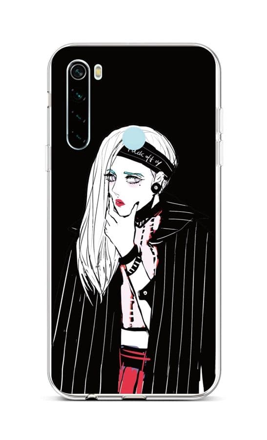 Kryt TopQ Xiaomi Redmi Note 8 silikon Dark Girl 44561