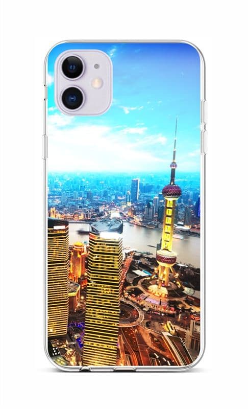 Kryt TopQ iPhone 11 silikon City 44997