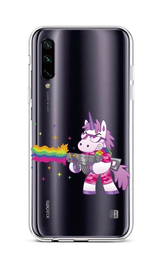 Kryt TopQ Xiaomi Mi A3 silikon Rainbow Gun 45129