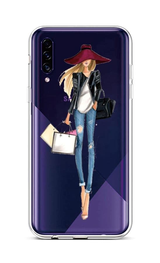 Kryt TopQ Samsung A30s silikon Lady 2 45209