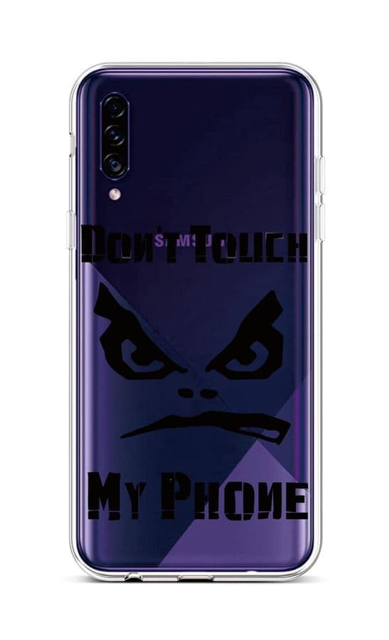 Kryt TopQ Samsung A30s silikon Don't Touch průhledný 45264