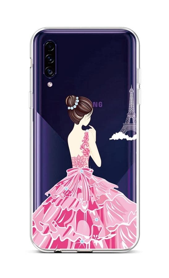 Kryt TopQ Samsung A30s silikon Pink Princess 45269