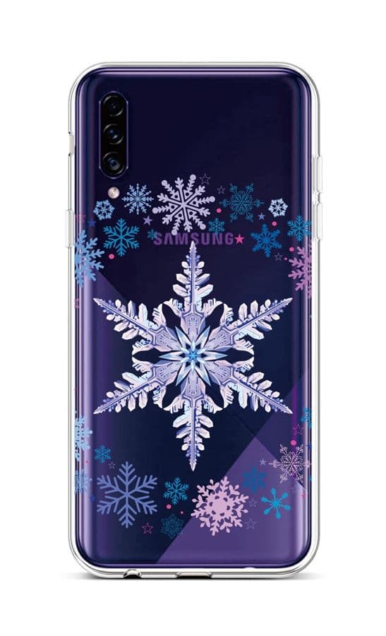 Kryt TopQ Samsung A30s silikon Snowflake 45274