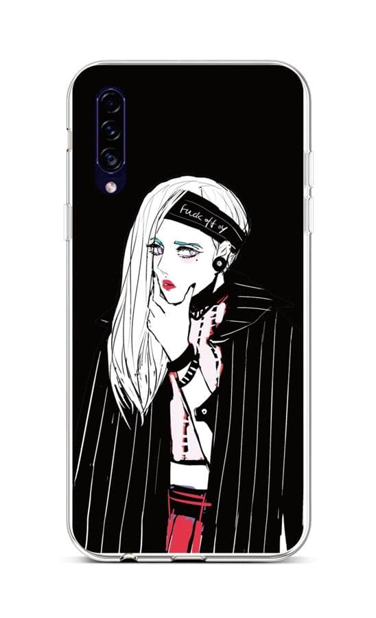 Kryt TopQ Samsung A30s silikon Dark Girl 45290