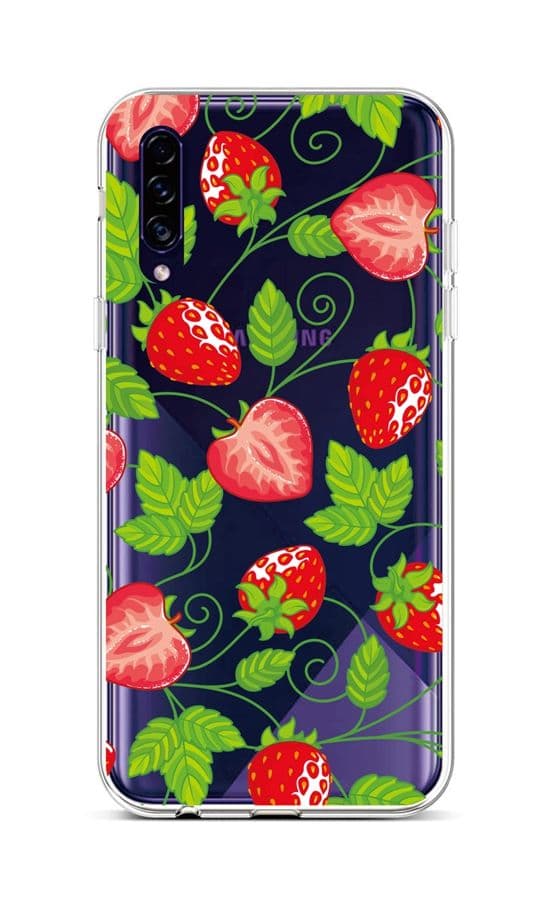 Kryt TopQ Samsung A30s silikon Strawberries 45293