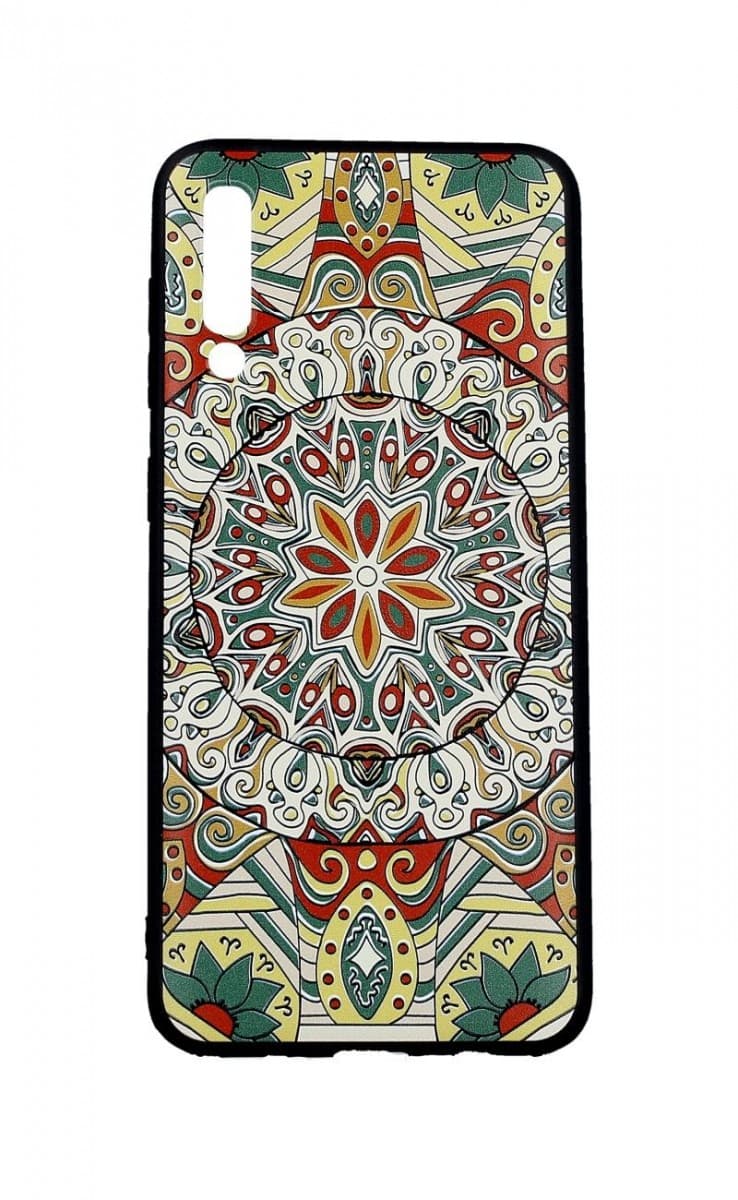 Kryt TopQ Samsung A30s 3D silikon Barevná mandala 45788