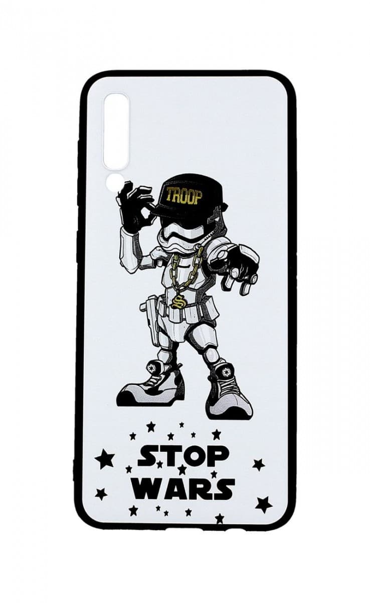 Kryt TopQ Samsung A30s 3D silikon Stormtrooper 45805