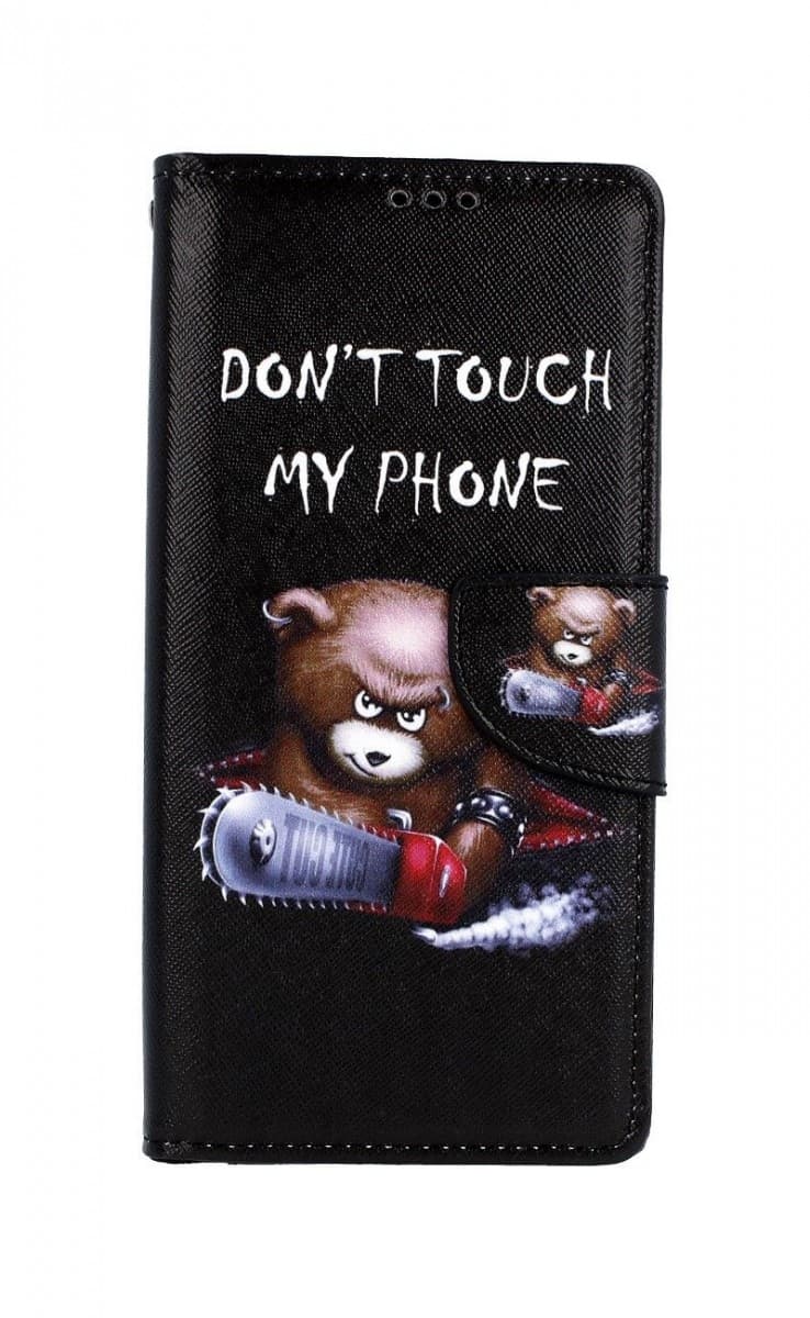 Pouzdro TopQ Xiaomi Redmi Note 8 Pro knížkové Don´t touch méďa 46137 - náhled 1