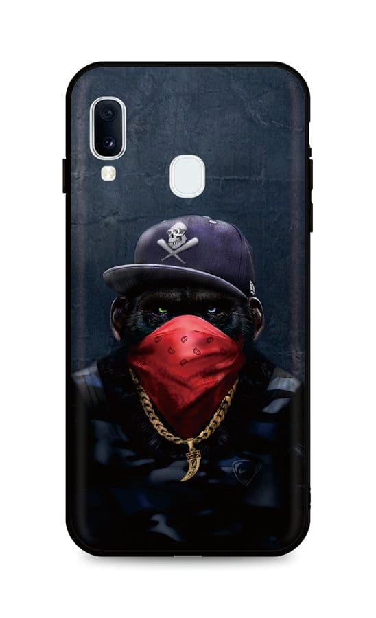 Kryt TopQ Samsung A20e silikon Monkey Gangster 46748