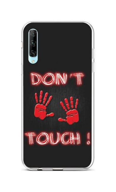 Kryt TopQ Huawei P Smart Pro silikon Don´t Touch Red 46933