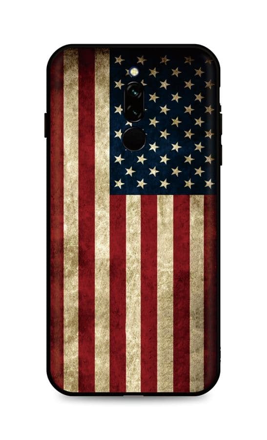 Kryt TopQ Xiaomi Redmi 8 3D silikon Amerika 47188