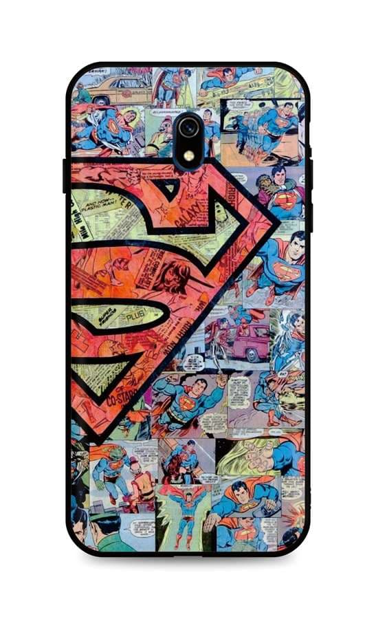 Kryt TopQ Xiaomi Redmi 8A 3D silikon Superman 47593