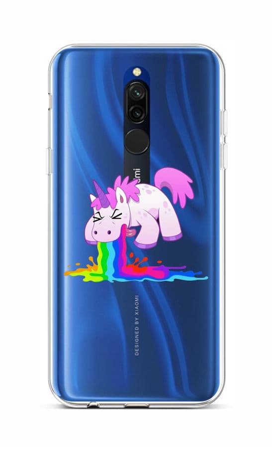 Kryt TopQ Xiaomi Redmi 8 silikon Rainbow Splash 48193
