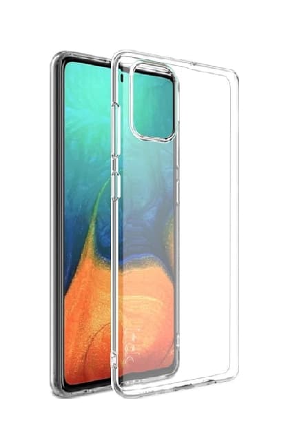 Pouzdro TopQ Samsung A71 silikon průhledný ultratenký 0,5 mm 48467