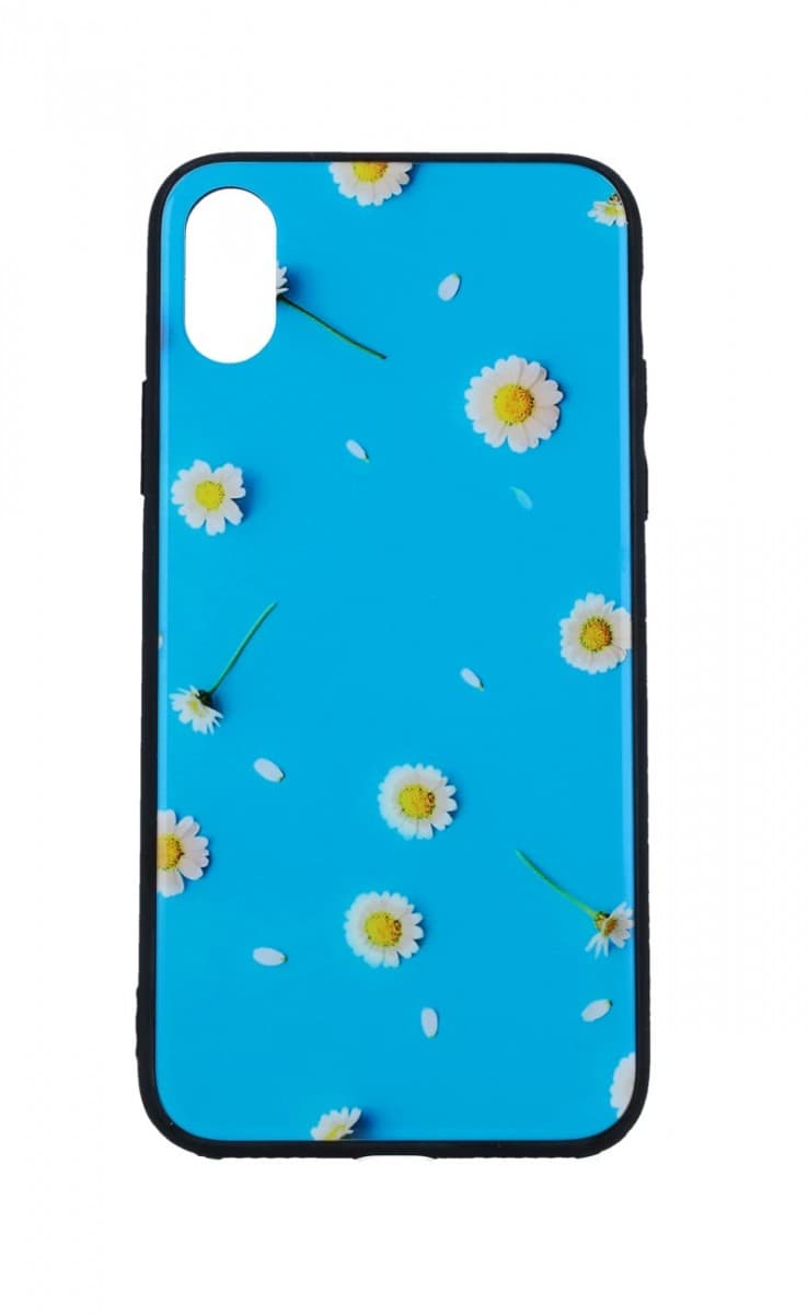 Kryt TopQ LUXURY iPhone XS pevný Daisy 2 48704
