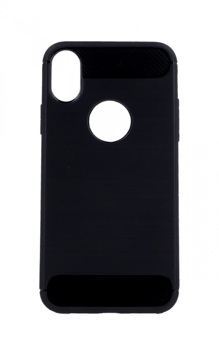 Kryt Forcell iPhone XS silikon černý 48720