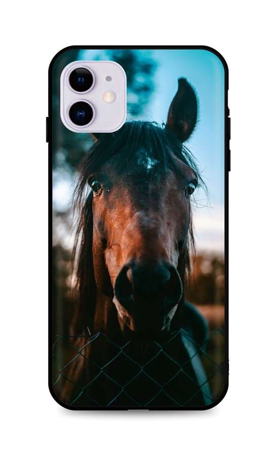 Kryt TopQ iPhone 11 silikon Horse 48886