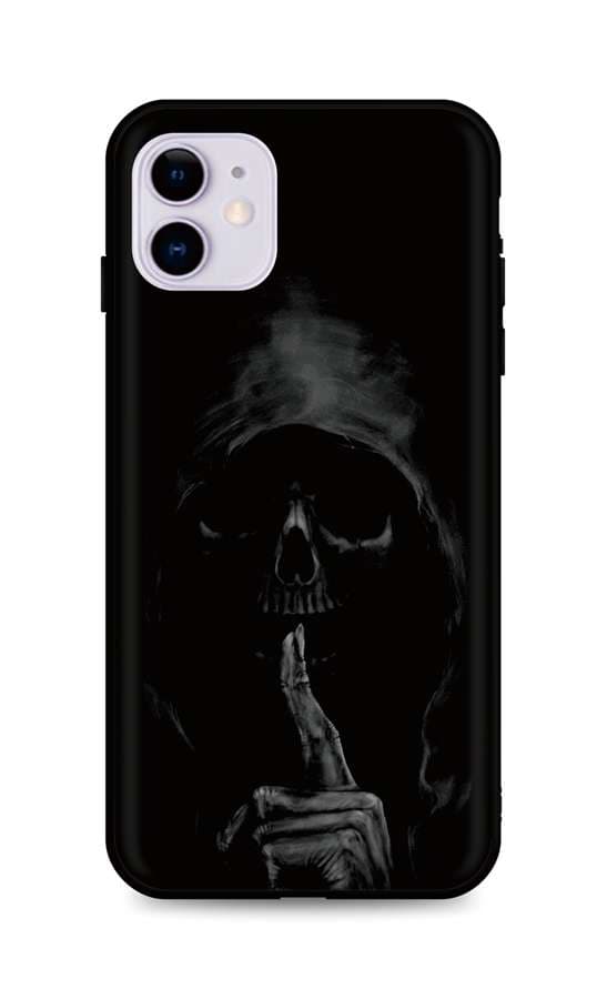 Kryt TopQ iPhone 11 silikon Dark Grim Reaper 48900