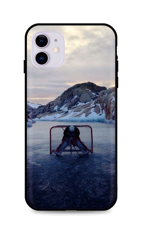Kryt TopQ iPhone 11 silikon Hockey Goalie 48935