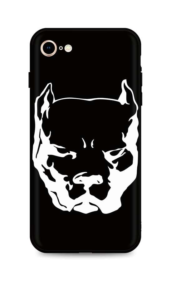 Kryt TopQ iPhone SE 2020 silikon Pitbull 49285