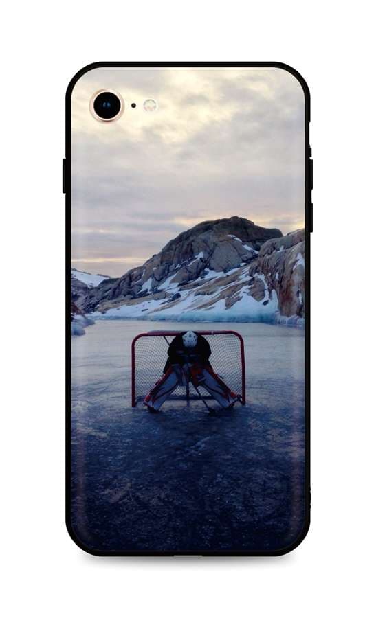Kryt TopQ iPhone SE 2020 silikon Hockey Goalie 49316