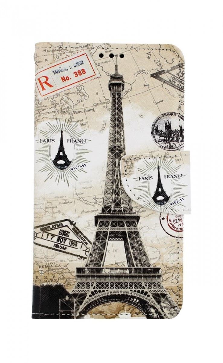 Pouzdro TopQ iPhone 11 knížkové Paris 2 49771 - náhled 1