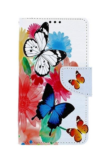 Pouzdro TopQ iPhone 11 knížkové Barevné s motýlky 49782 - náhled 1