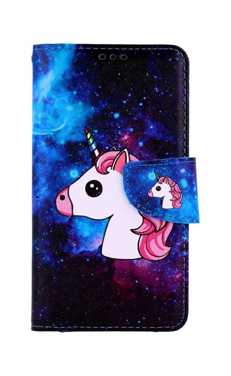 Pouzdro TopQ iPhone 11 knížkové Space Unicorn 49783 - náhled 1