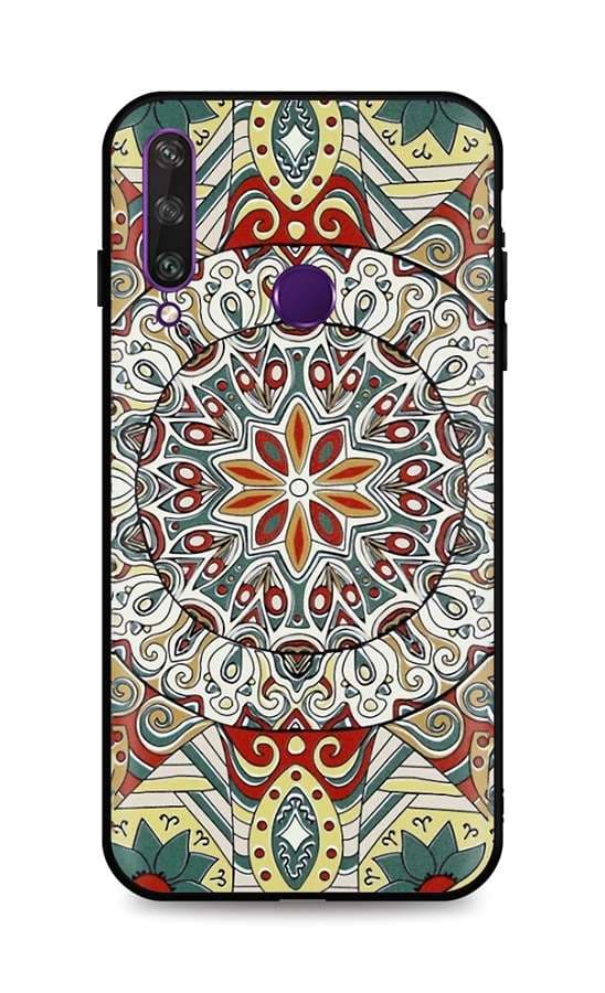 Kryt TopQ Huawei Y6p 3D silikon Barevná mandala 50318