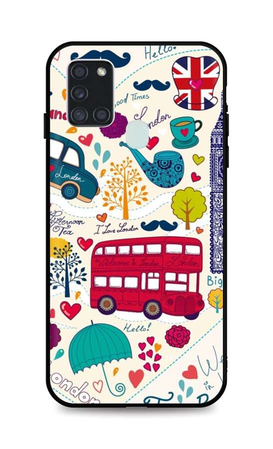 Kryt TopQ Samsung A21s 3D silikon Londýn 50372