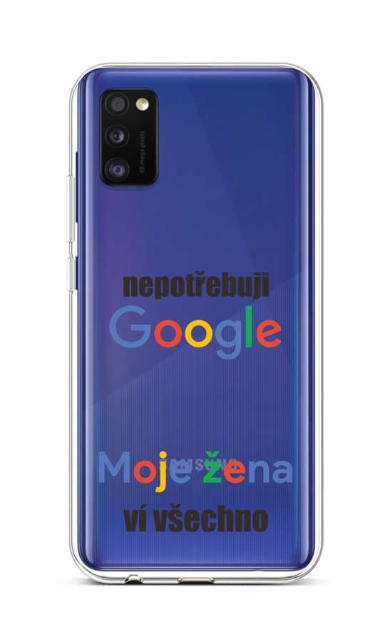 Kryt TopQ Samsung A41 silikon Google 51389