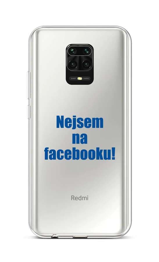 Kryt TopQ Xiaomi Redmi Note 9 Pro silikon Nejsem na Facebooku 51397