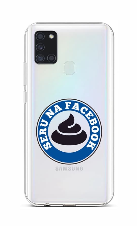 Kryt TopQ Samsung A21s silikon Facebook 52120