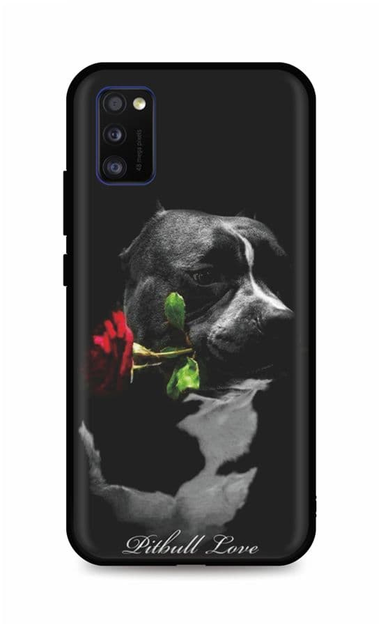 Kryt TopQ Samsung A41 silikon Pitbull Love 52275